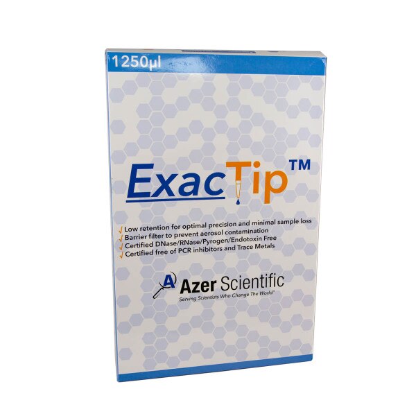Pipet tips, 1250uL, box back